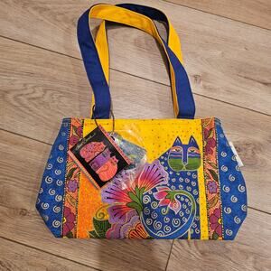 NWT Laurel Burch Canvas Tote Bag